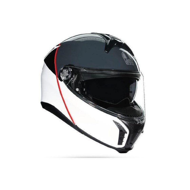 Kask Szczękowy AGV Tourmodular Balance Biało/Czerwony