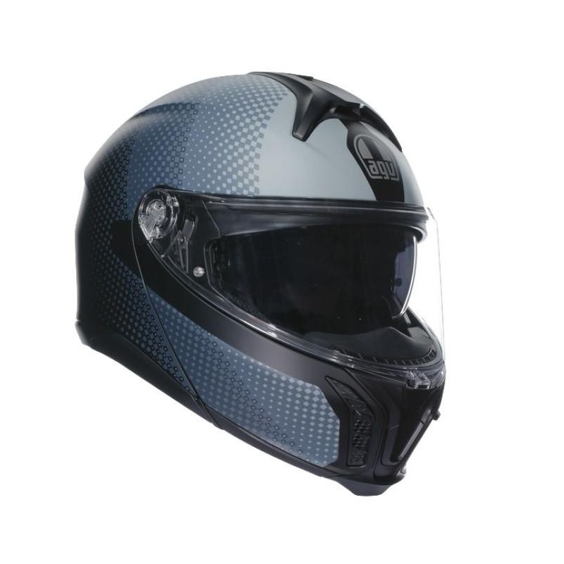 Kask Szczękowy AGV Tourmodular TexTour Czarno/Szary