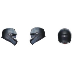 Kask Szczękowy AGV Tourmodular TexTour Czarno/Szary