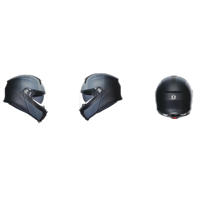 Kask Szczękowy AGV Tourmodular TexTour Czarno/Szary