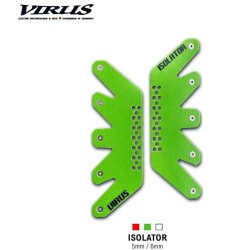 Virus Isolator Płyta amortyzująca do desek Boardecross/Freeride Czarna