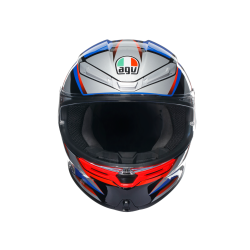 Kask Motocyklowy AGV K6 S Slashcut Czarno/Niebiesko/Czerwony