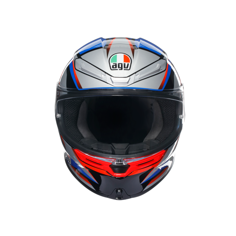 Kask Motocyklowy AGV K6 S Slashcut Czarno/Niebiesko/Czerwony