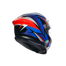 Kask Motocyklowy AGV K6 S Slashcut Czarno/Niebiesko/Czerwony