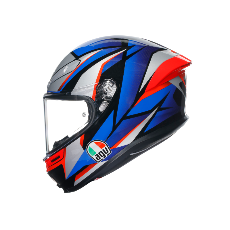 Kask Motocyklowy AGV K6 S Slashcut Czarno/Niebiesko/Czerwony