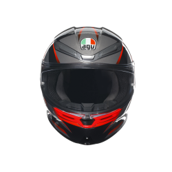 Kask Motocyklowy AGV K6 S Slashcut Czarno/Szaro/Czerwony
