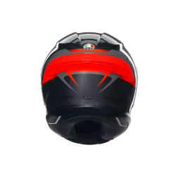 Kask Motocyklowy AGV K6 S Slashcut Czarno/Szaro/Czerwony