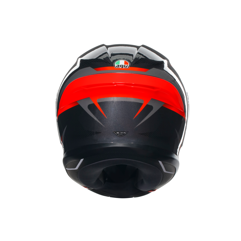 Kask Motocyklowy AGV K6 S Slashcut Czarno/Szaro/Czerwony