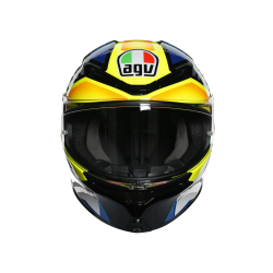 Kask motocyklowy AGV K6 Joan Mir Niebiesko/Żółty