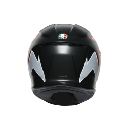 Kask motocyklowy AGV K6 Flash Szaro/Czerwony Mat