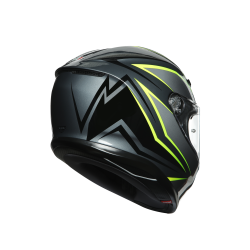 Kask motocyklowy AGV K6 Flash Szaro/Zielony