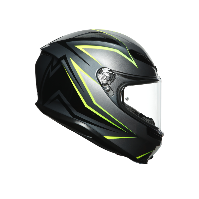 Kask motocyklowy AGV K6 Flash Szaro/Zielony