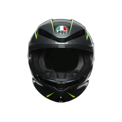 Kask motocyklowy AGV K6 Flash Szaro/Zielony