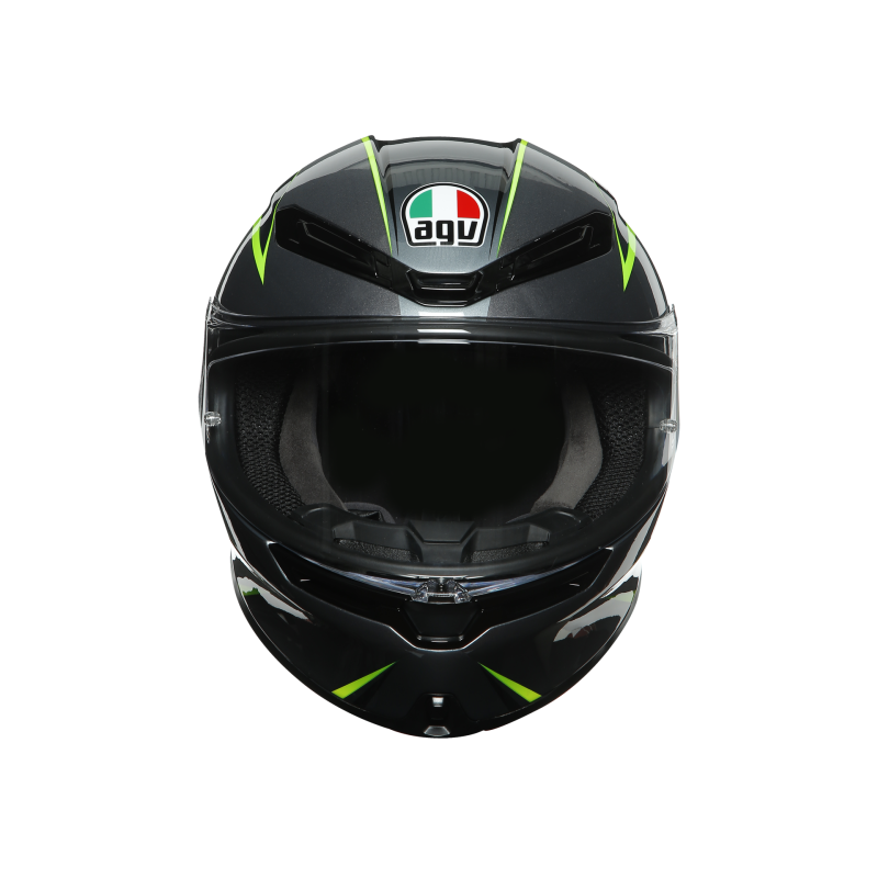 Kask motocyklowy AGV K6 Flash Szaro/Zielony