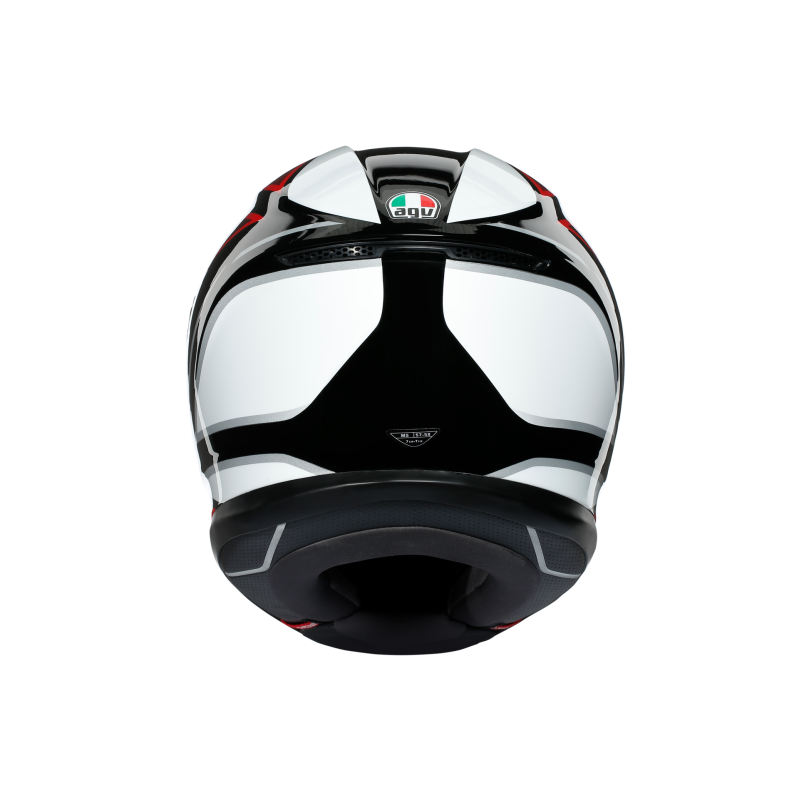 Kask motocyklowy AGV K6 Hyphen Czarno/Czerwony
