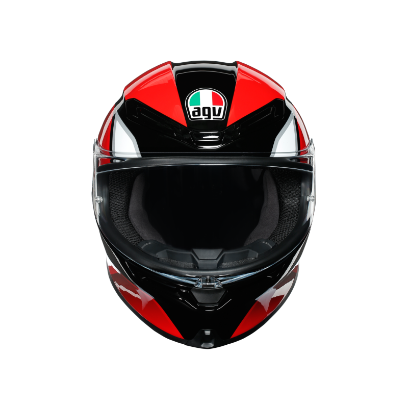 Kask motocyklowy AGV K6 Hyphen Czarno/Czerwony