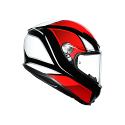 Kask motocyklowy AGV K6 Hyphen Czarno/Czerwony