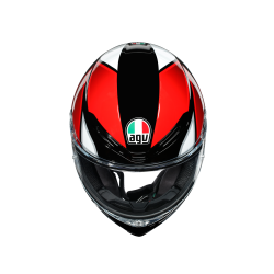 Kask motocyklowy AGV K6 Hyphen Czarno/Czerwony