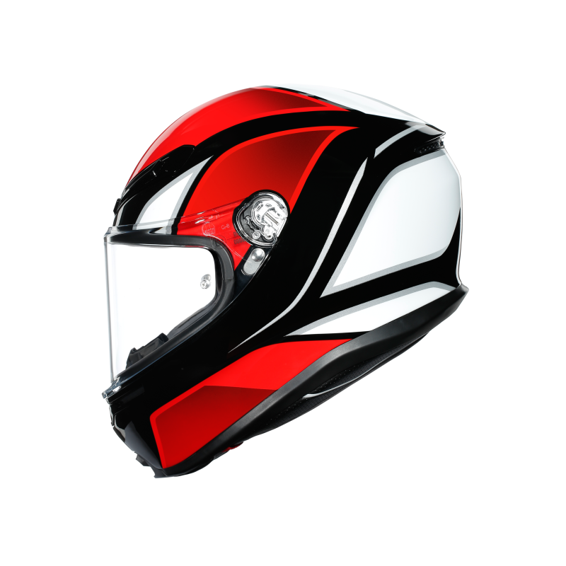 Kask motocyklowy AGV K6 Hyphen Czarno/Czerwony