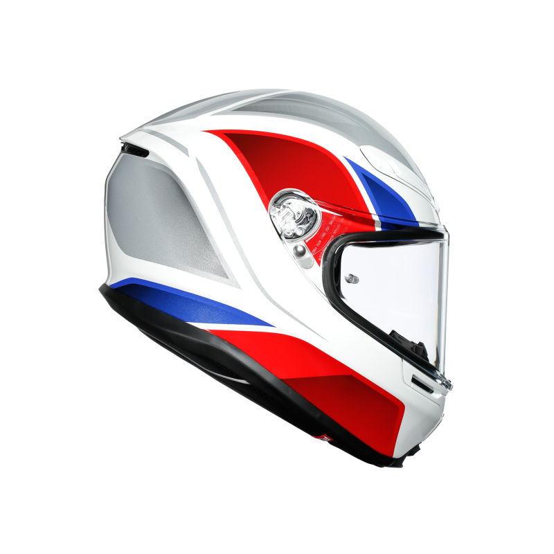 Kask motocyklowy AGV K6 Hyphen Biało/Czerwono/Niebieski