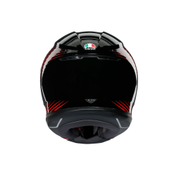Kask motocyklowy AGV K6 Rush Czerwony