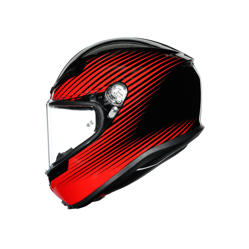 Kask motocyklowy AGV K6 Rush Czerwony