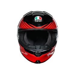 Kask motocyklowy AGV K6 Rush Czerwony