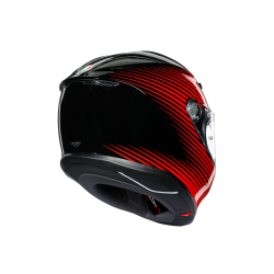 Kask motocyklowy AGV K6 Rush Czerwony