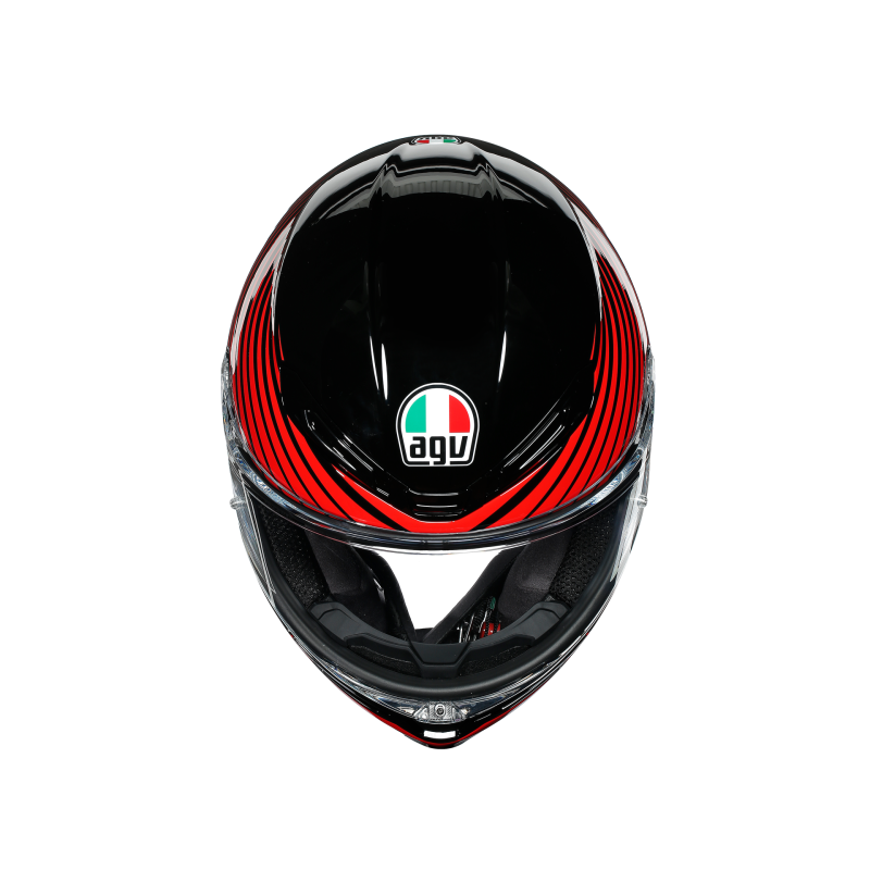 Kask motocyklowy AGV K6 Rush Czerwony