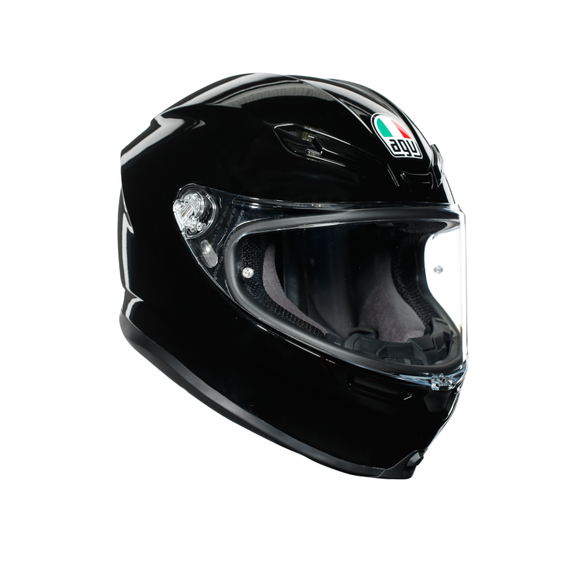 Kask motocyklowy AGV K6 Czarny Połysk