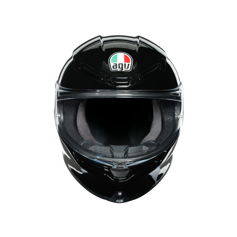 Kask motocyklowy AGV K6 Czarny Połysk