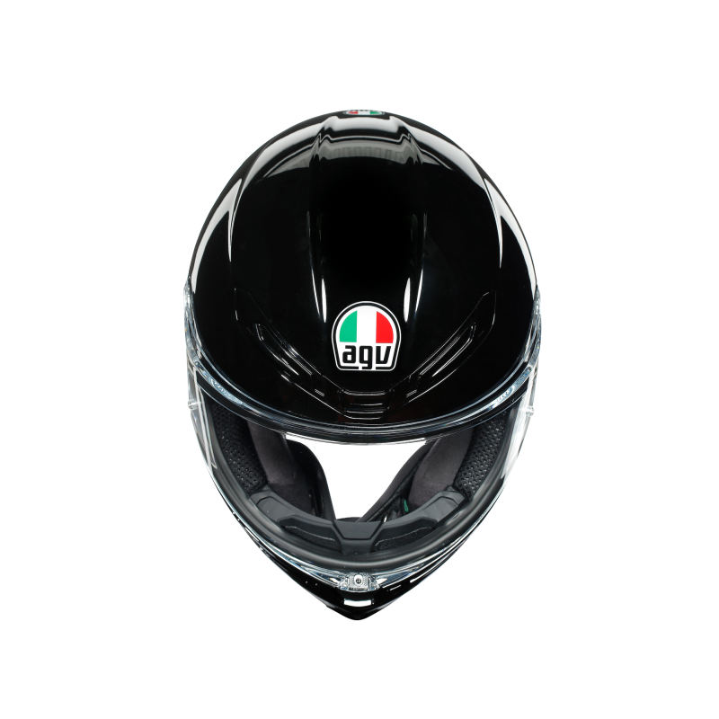 Kask motocyklowy AGV K6 Czarny Połysk