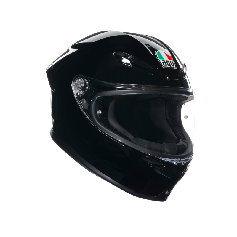 Kask Motocyklowy AGV K6 S Czarny Połysk