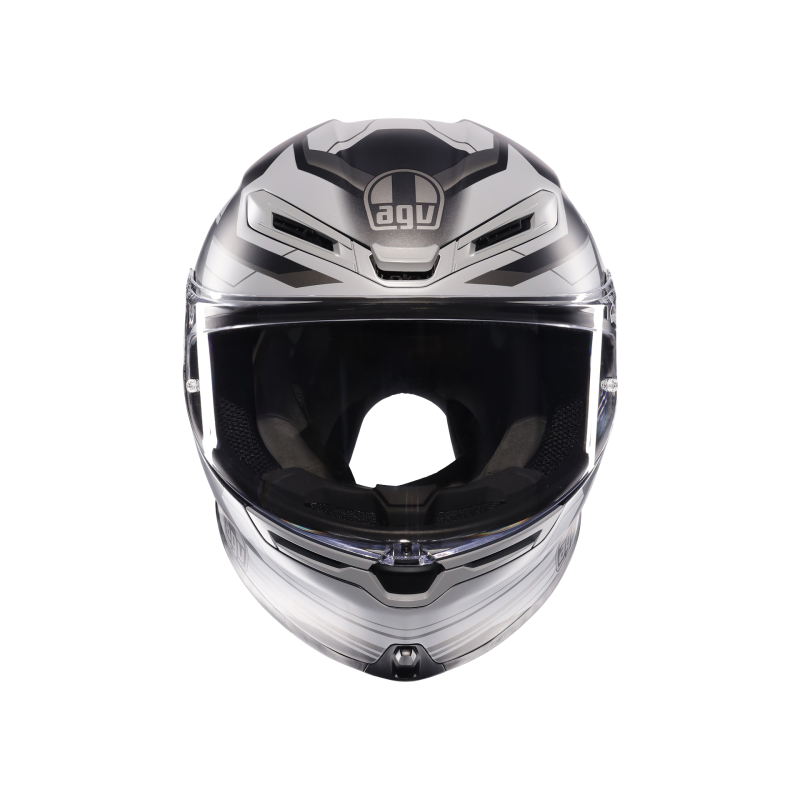 Kask Motocyklowy AGV K6 S Ultrasonic Czarno/Szary Mat