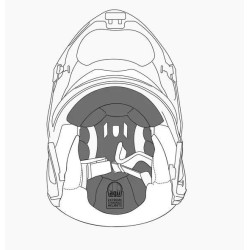 Górna poduszka do kasku AGV Sportmodular XXXL