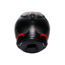 Kask Motocyklowy AGV K6 S Karve Czarno/Szaro/Czerwony Mat