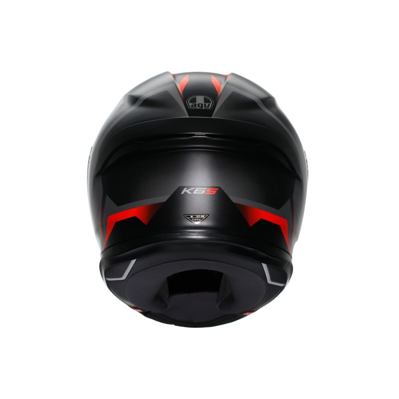 Kask Motocyklowy AGV K6 S Karve Czarno/Szaro/Czerwony Mat