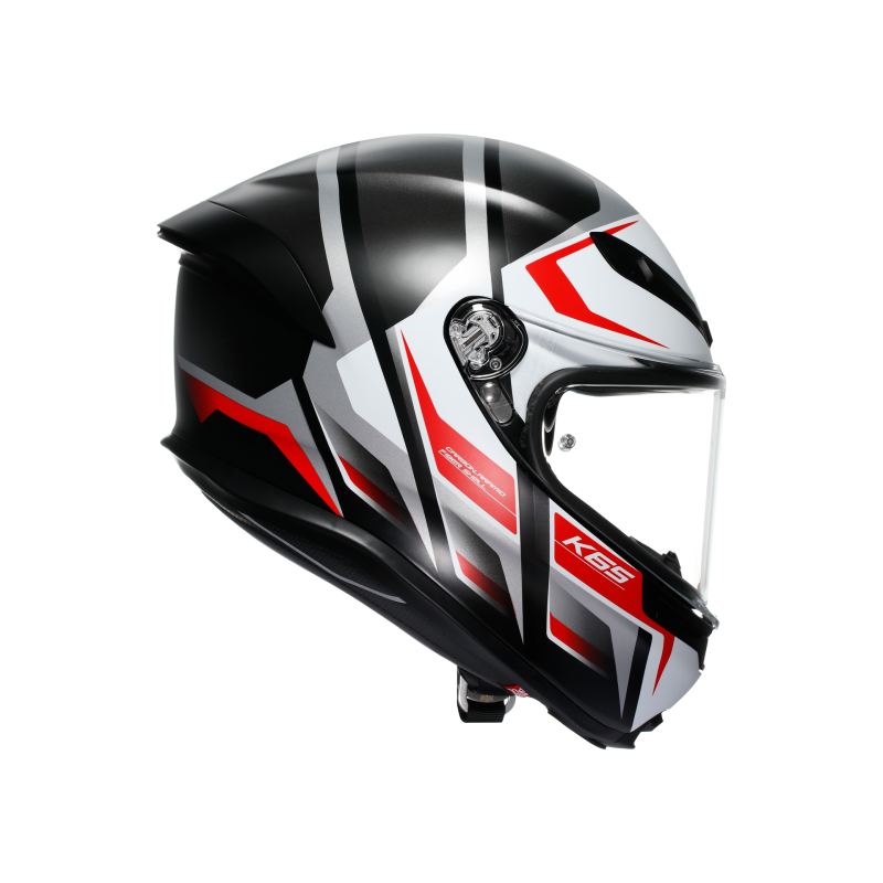 Kask Motocyklowy AGV K6 S Karve Czarno/Biało/Czerwony Mat