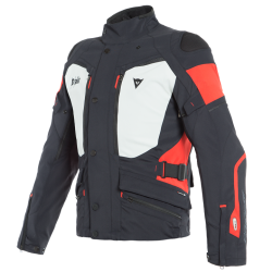 Kurtka tekstylna z poduszką powietrzną Dainese Carve Master 2 D-Air Gore-Tex Czarno/Biało/Czerwona