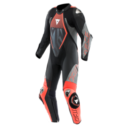 Kombinezon Motocyklowy Dainese Audax D-Zip 1PC Czarno/Czerwony