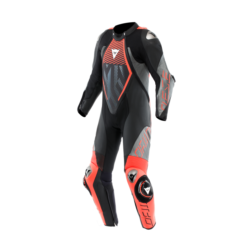 Kombinezon Motocyklowy Dainese Audax D-Zip 1PC Czarno/Czerwony