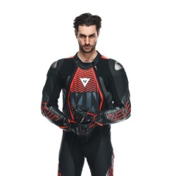 Kombinezon Motocyklowy Dainese Audax D-Zip 1PC Czarno/Czerwony