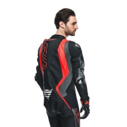 Kombinezon Motocyklowy Dainese Audax D-Zip 1PC Czarno/Czerwony