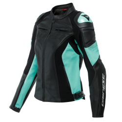 Kurtka motocyklowa damska Dainese Racing 4 Lady Perforowana Czarno/Miętowa