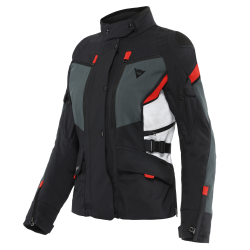 Motocyklowa kurtka turystyczna damska Dainese Carve Master 3 Lady Czarno/Szaro/Czerwona