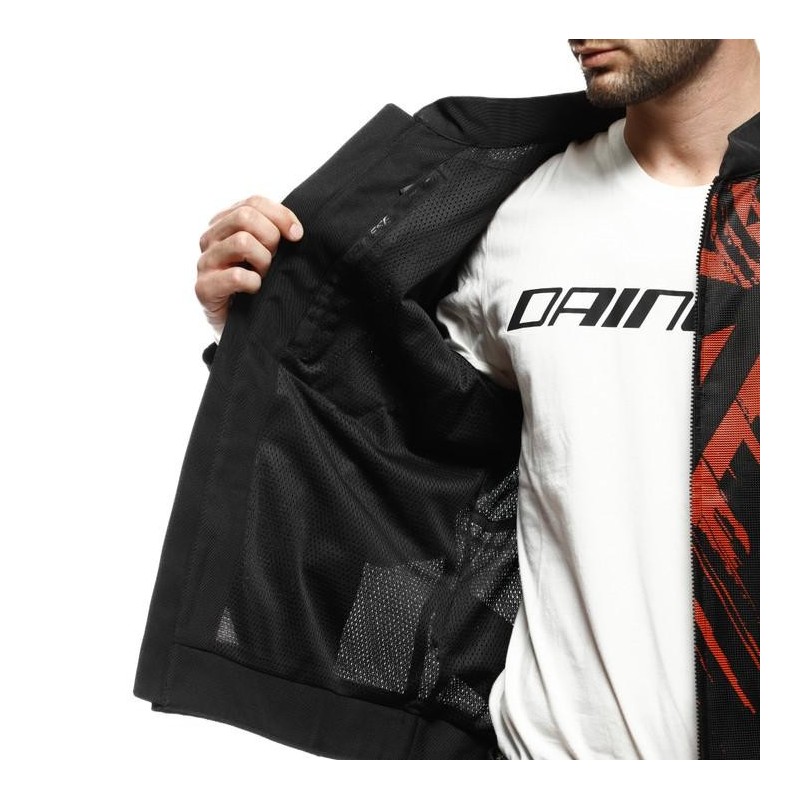 Kurtka Motocyklowa Dainese Herosphere Tex Czarno/Czerwona