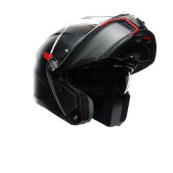 Kask Szczękowy AGV Tourmodular Frequency Czarno/Czerwony Mat