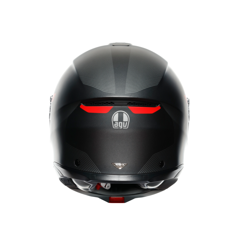 Kask Szczękowy AGV Tourmodular Frequency Czarno/Czerwony Mat