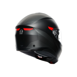 Kask Szczękowy AGV Tourmodular Frequency Czarno/Czerwony Mat
