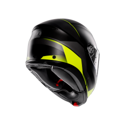 Kask Szczękowy AGV Tourmodular Perception Czarny/Żółty-Fluo Mat
